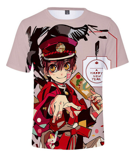Da Playera 3d Hanako-kun De Anime Encuadernada En El Baño