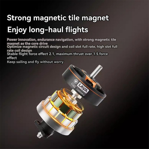 Para Motor Sem Escova Betafpv Lava 1102 14000kv High Thrust