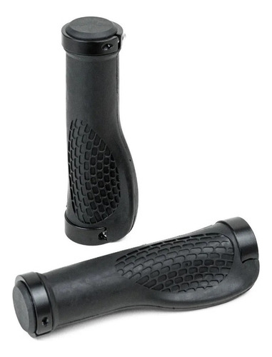 Juego De Puños Para Bicicleta Mtb Lock-on 130mm Color Negro