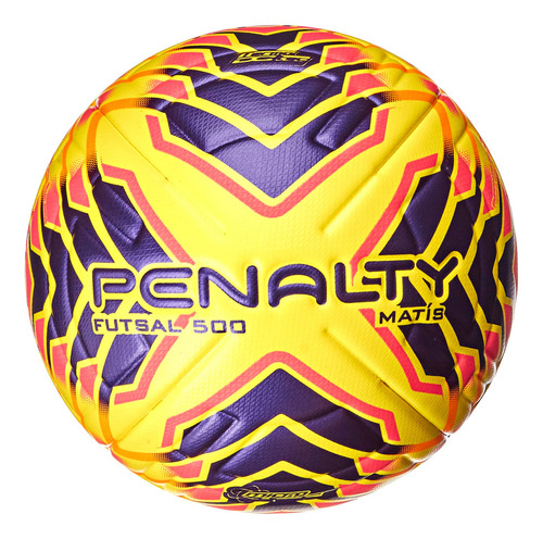Bola de Futsal Matis Xxiv Amarelo/roxo/rosa Penalty