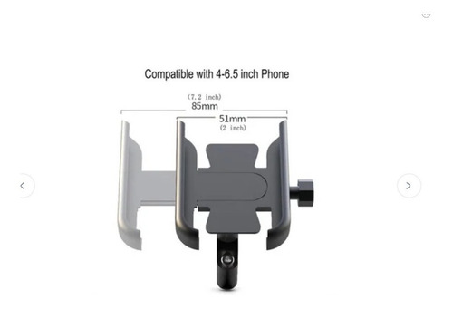 Soporte De Celular Para Moto / Soporte De Aluminio