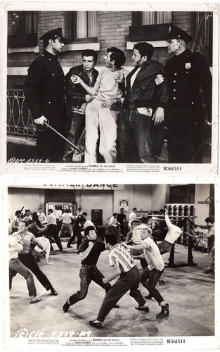 Rumble On The Docks Lote 2 1956 Usa Lobby Cards