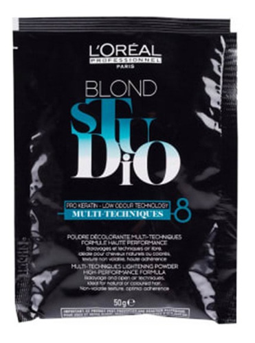 Decolorante Blond Studio Multi-techniques 8 50gr Loreal Pro