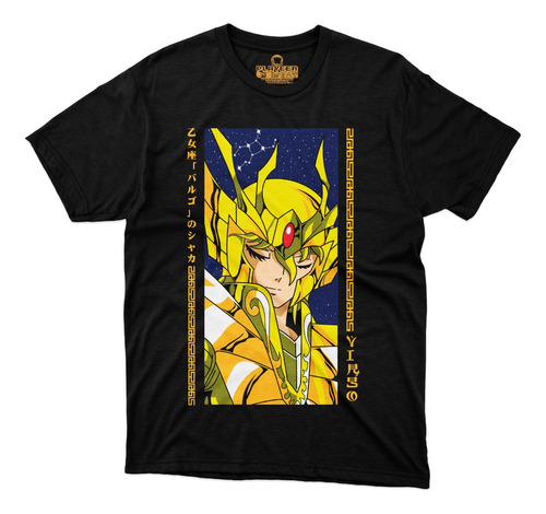 Playera Caballeros Del Zodiaco Shaka De Virgo Saint Seiya A