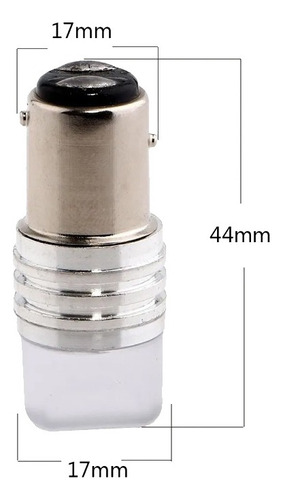 Lampara Led Ambar Señalero 12v. 21/5w. 2 Polos P/desparej