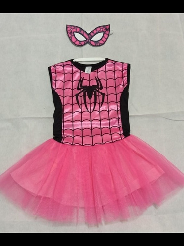 Disfraz Chica Araña Vestido Tutú 