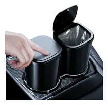 Comprar Tacho De Basura Para Auto Y Oficina. Tapa Con Boton Pulsador