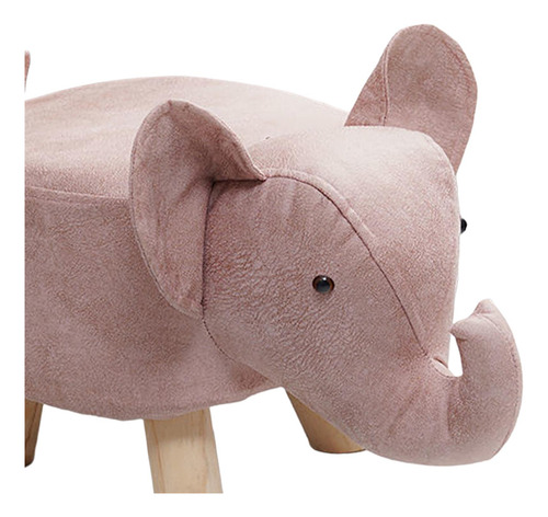 Banco De De Madera De Dibujos Animados Taburete De Rosa