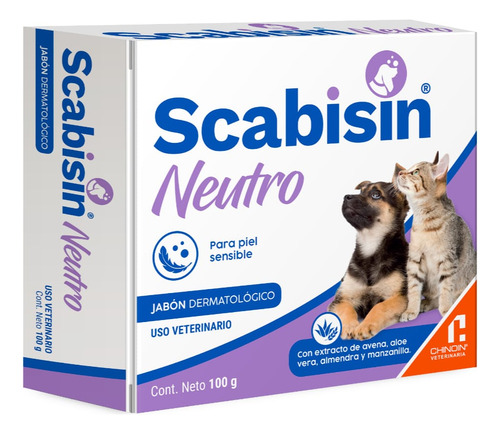 Scabisin Jabón Neutro Hidrata Y Humecta Chinoin 100g