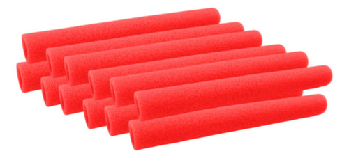 12 Piezas De Mangas De Espuma De Trampolín De Rojo