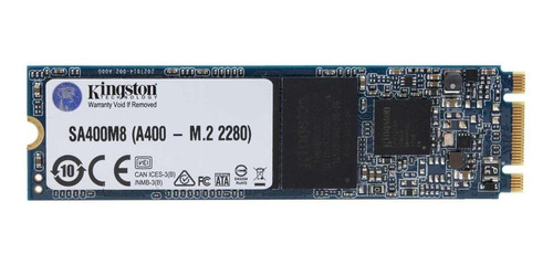 Imagen 1 de 2 de Disco sólido SSD interno Kingston SA400M8/120G 120GB