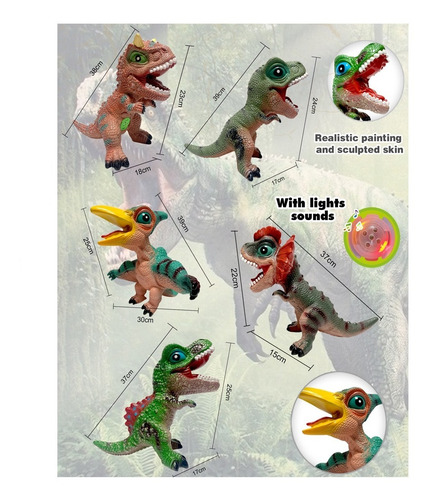 Dinosaurios Con Sonido Goma