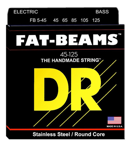 Encordado Dr Fb545 Bajo Electrico Fat Beams 5c