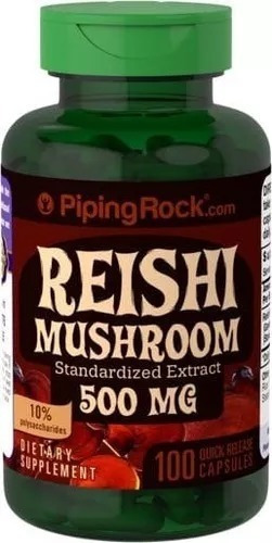 Reishi Mushroom 500 Mg X 100 Caps- Pipingrock