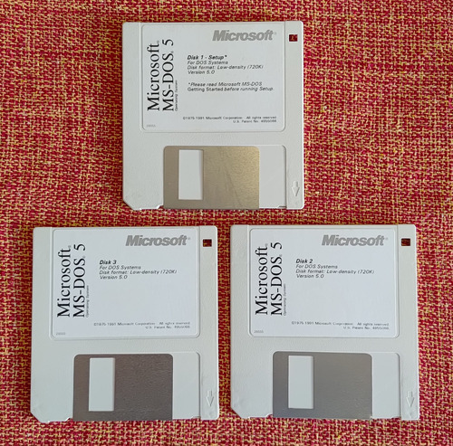 Lote Disquetes Dos - Windows - Ps/2 - Originais (Usado)