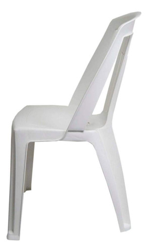 Duna - Silla De Plástico Para Jardín Duna Bistro Blanca