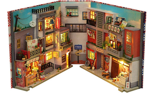 Kit De Miniaturas Book Nook De 2 Piezas, Cuaderno De Rompeca