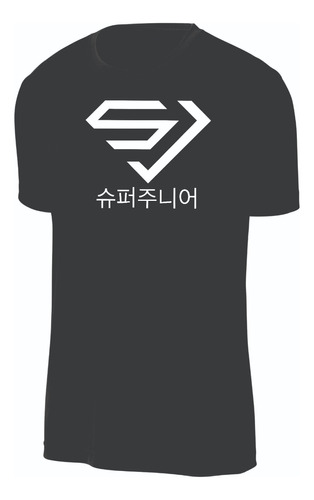 Camisetas Grupo Musical Super Junior Logo Niños Y Adultos Jk