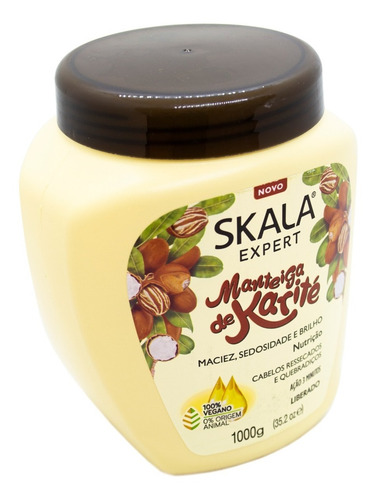 Skala Manteca De Karité Máscara Vegana Nutritiva Pelo X 1kg