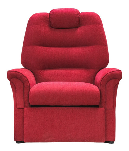 Sillon Reclinable Poltrona Tela Chenille Individual Volcable