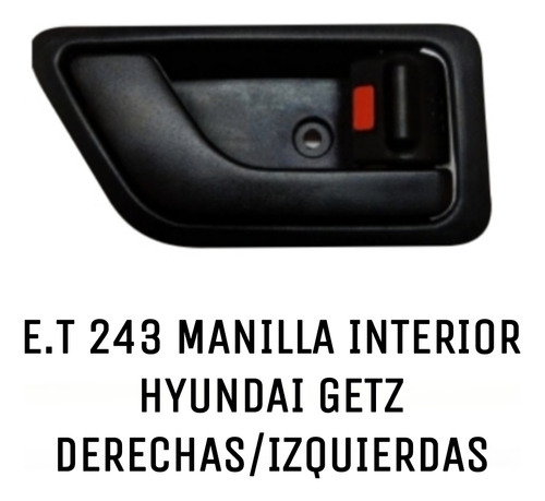 Manilla Interna Hyundai Getz Derechas E Izquierdas Del/tras