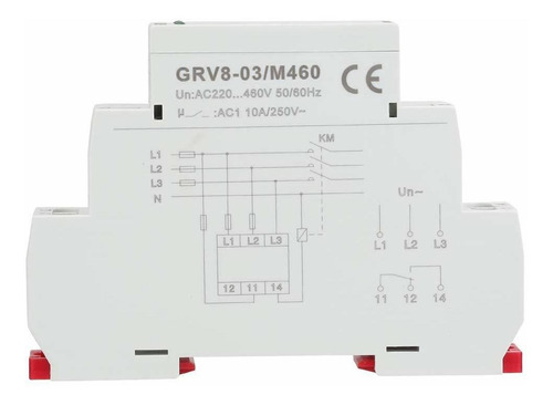 Rele Monitor 3 Fase Monitoreo Ultra Pequeño Grv8-03 M460