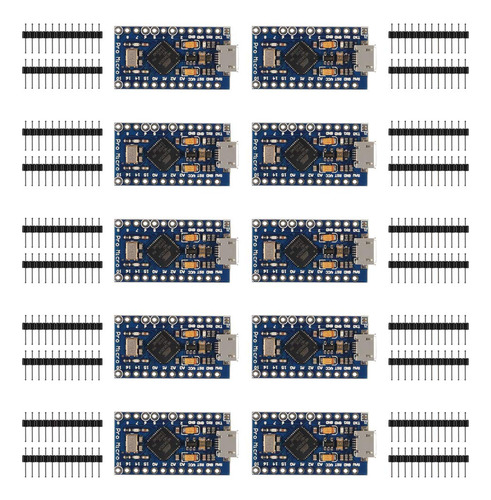 Aitrip Pro Micro Atmega32u4 - Placa De Modulo De 5 V/16 Mhz,