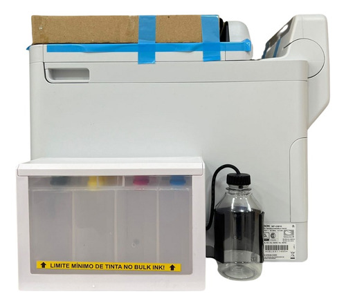 Multifuncional Impressora Epson Workforce C5810 e Bulk Ink Tinta Corante Cor Branco