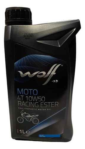 Aceite Wolf 10w50 Full Sintetico Motos Racing 