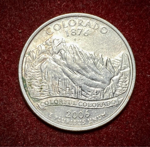 Moneda Cuarto De Dólar Estados Unidos 2006 D Km 384 Colorado