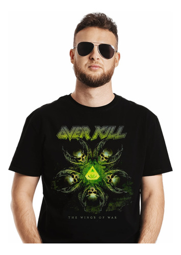 Polera Overkill The Wings Of War Metal Abominatron