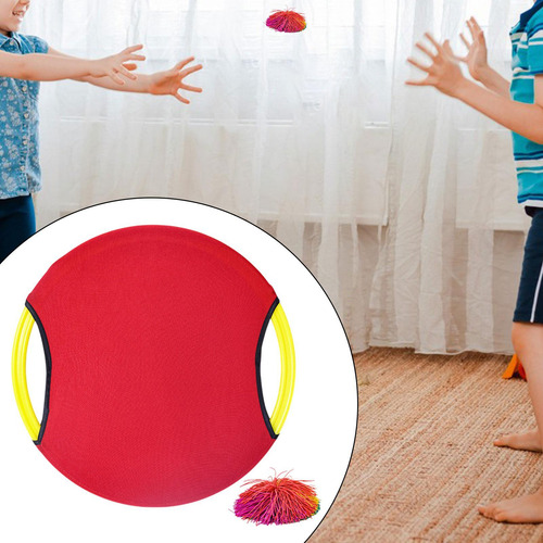 Trampoline Paddle Ball Set Kids Play Parent Paddle Rojo