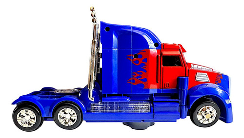 Juguete 2 En 1 Trailer Transformer Con Luz Y Sonido 19x18 Cm Trailer Al Azar