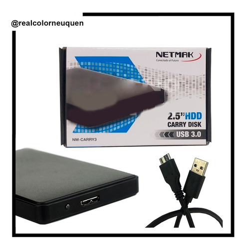 Carry Disk Case Externo Netmak  2.5 Usb 3.0 Neuquen