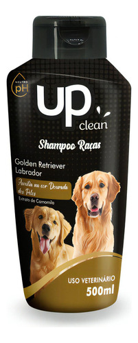 Shampoo Up Clean Raças Golden, Labrador 500ml