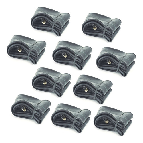 Imagen 1 de 4 de Paquete De 10 Cámaras Para Llanta De Moto 2.75/3.00-17
