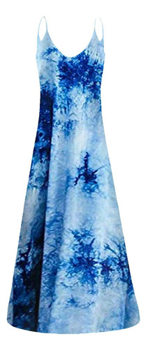 Vestido Largo Holgado Multicolor Para Primavera Verano 2024