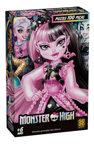 Puzzle 100 Peças Monster High