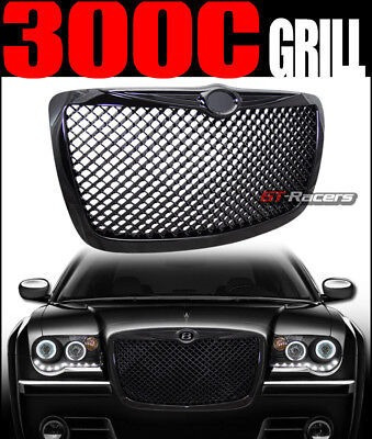 For 2004/2005-2010 Chrysler 300 300c Black Mesh Front Ho Gt2