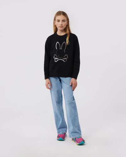 Sudadera Psycho Bunny Original Niños Siz L 14/16 Motomaniaco (Usado)