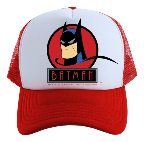 Gorra Batman Animado Series Geeks Red Truckers