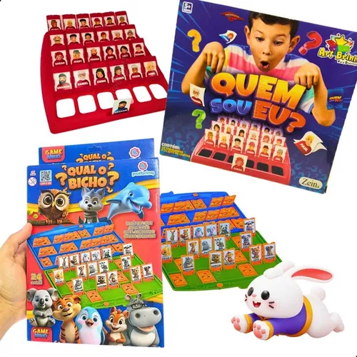 comprar Jogos Pedagógicos Educativos Cara Quem Sou Eu Qual É O Bicho