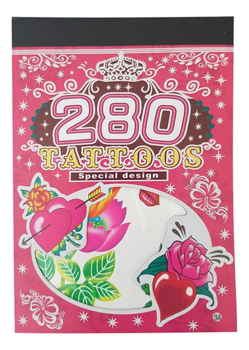 Set De 280 Tatuajes Temporales Para Sorpresa Cumpleaños Glam