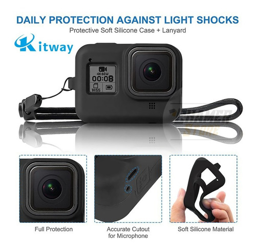 Imagen 4 de 10 de Kit De Accesorios Para Cámaras De Acción Gopro