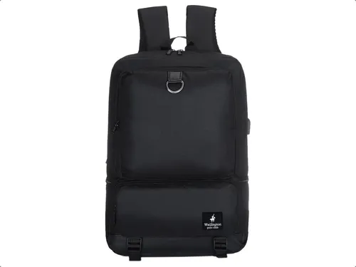 Mochila Antirrobo Smart Carga Celular Tablet Usb Impermeable Hombre Mujer  Color Negro