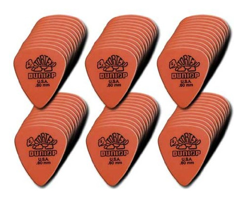 Púa Para Guitarra Dunlop Tortex Standard 002 In 12 Unidades