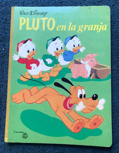 Libro Infantil 'pluto En La Granja' Walt Disney 