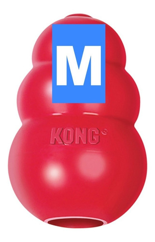 Juguete Para Perros Kong Classic Rojo Medium 16 Kg M