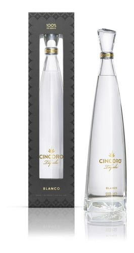 Tequila Cincoro Blanco Goldbottle