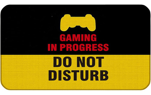 Game Pad Gaming In Progress Do Not Disturb 17x30 Felpudo Dec